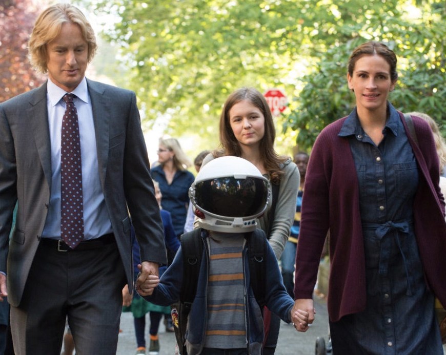 Owen Wilson e Julia Roberts em "Extraordinário"